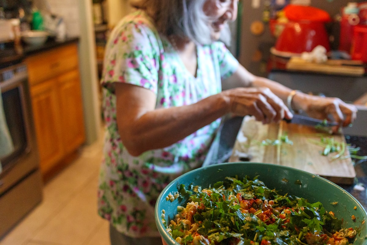 Sopa de vegetales y especias